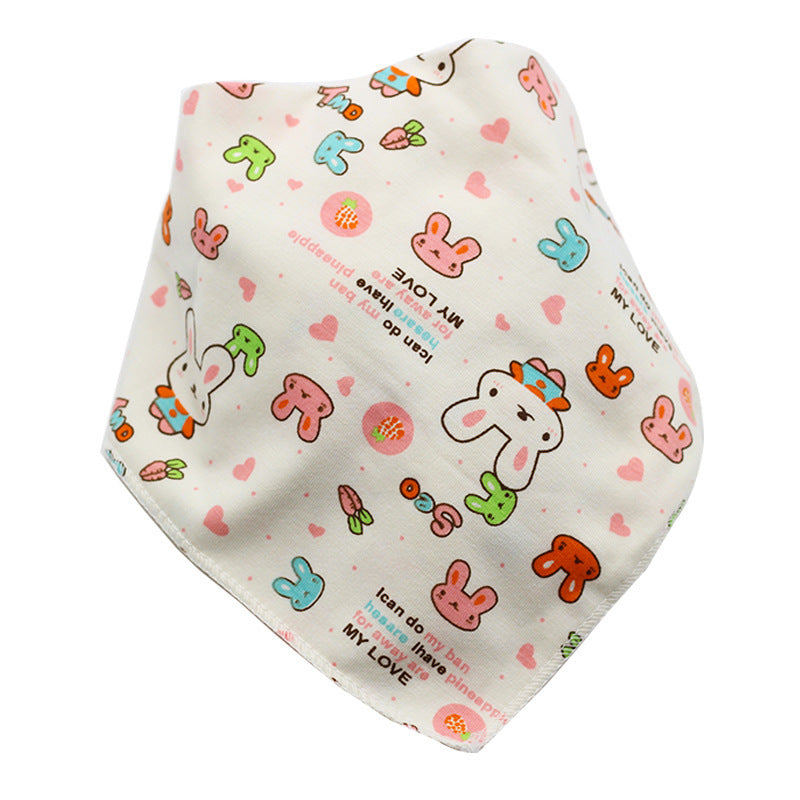 Baby Bibs Waterproof Triangle Cotton Cartoon