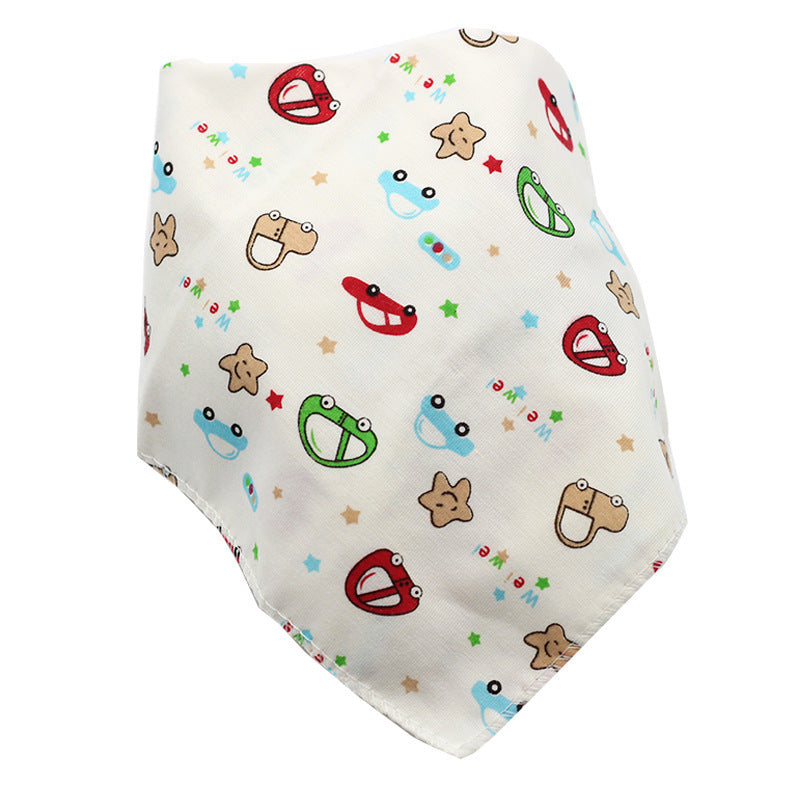 Baby Bibs Waterproof Triangle Cotton Cartoon