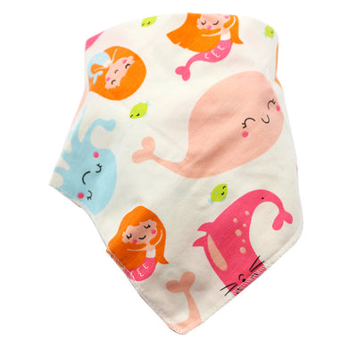 Baby Bibs Waterproof Triangle Cotton Cartoon