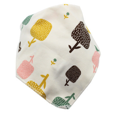 Baby Bibs Waterproof Triangle Cotton Cartoon