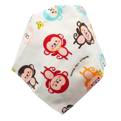 Baby Bibs Waterproof Triangle Cotton Cartoon