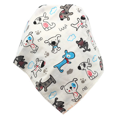 Baby Bibs Waterproof Triangle Cotton Cartoon