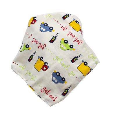 Baby Bibs Waterproof Triangle Cotton Cartoon