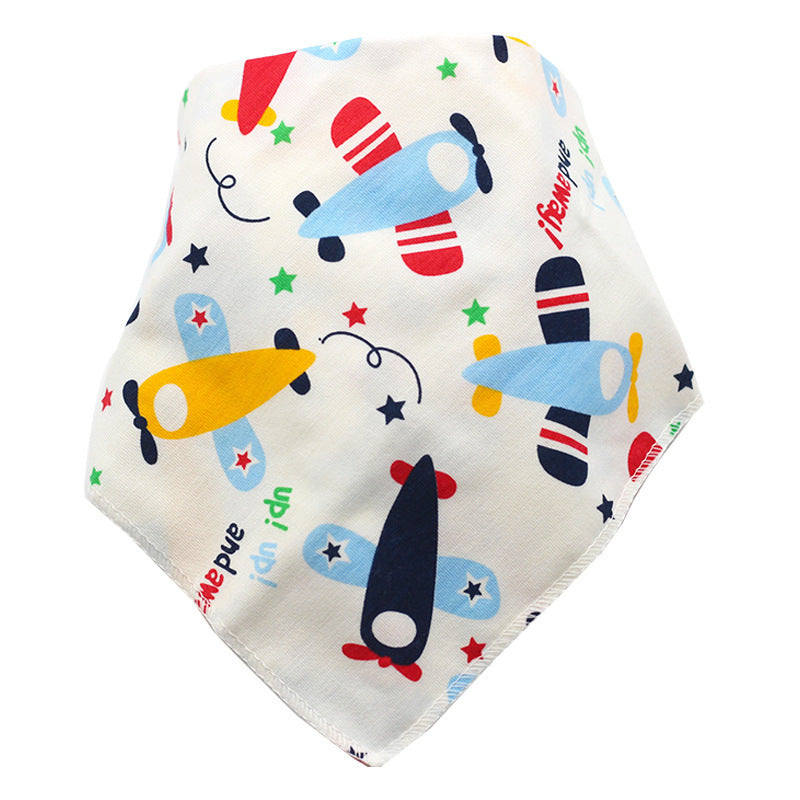 Baby Bibs Waterproof Triangle Cotton Cartoon