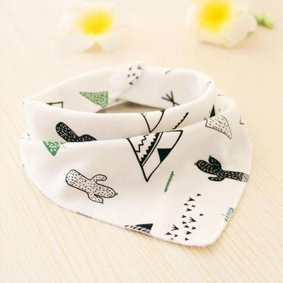 Baby Bibs Waterproof Triangle Cotton Cartoon