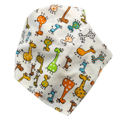 Baby Bibs Waterproof Triangle Cotton Cartoon