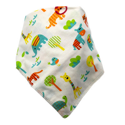 Baby Bibs Waterproof Triangle Cotton Cartoon